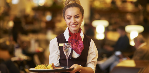 Employee at Virgin Atlantic Clubhouse